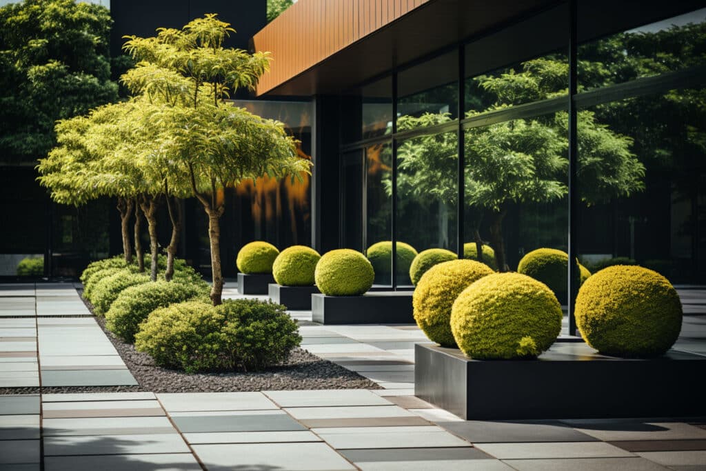 jardin moderne Dainville